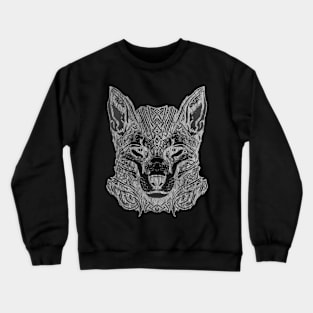 Celtic silver fox Crewneck Sweatshirt